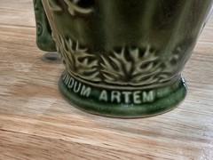 Schering Coricidin RX Pharmaceutical Promo Coffee Mug Green Galen 131-201 A.D.