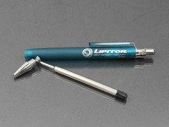 Translucent Blue Lipitor PEN Drug Rep Pharmaceutical Promo Medical Advertising