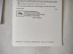 3 VINTAGE 1988 CECLOR ELI LILLY DRUG REP PHARMACEUTICAL CO ADVERTISING NOTEPADS