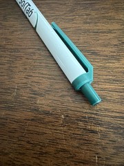 Rare Drug Rep Remeron SolTab Pen Medical Pharmaceutical Green White Merck Works