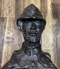 1977 The Oxford Bobby Resin Bust Bristol Laboratories Tegopen Promotional Statue
