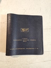 Vintage 1967 & 1978 Wyeth Laboratories Pharmaceutical Price List In Binder