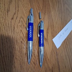 VIAGRA Pfizer Pharmaceutical Pens Flashlight Bullet Chrome Blue RARE HTF Detrol