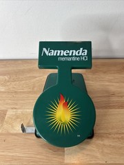 VTG Namenda Pharmacy Advertising Drug Rep Green Two Hole Top Punch Office