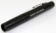 Vintage Adva Lite „HEARING IS OUR CONCERN“ Exam Penlight Flashlight Made in USA