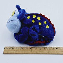 Protonix Gerdie Mascot Plush 6 Inch Blue Yellow Fabric Drug Rep Dragon Toy Stuff