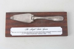 1960’s AWFUL TASTE SPOON Used for Bitter Medicines, on Wood Made in Spain