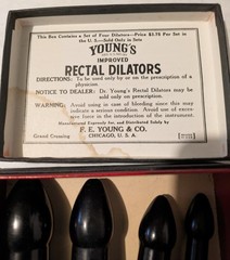 Dr. Young’s Rectal Dilators VINTAGE ANTIQUE Medical Oddities Full Set