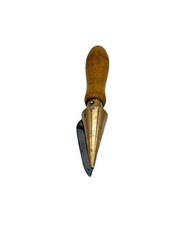 Apothecary Cork Borer Sharpener Copper Wooden Handle Chemist Moonshiners VTG 8″