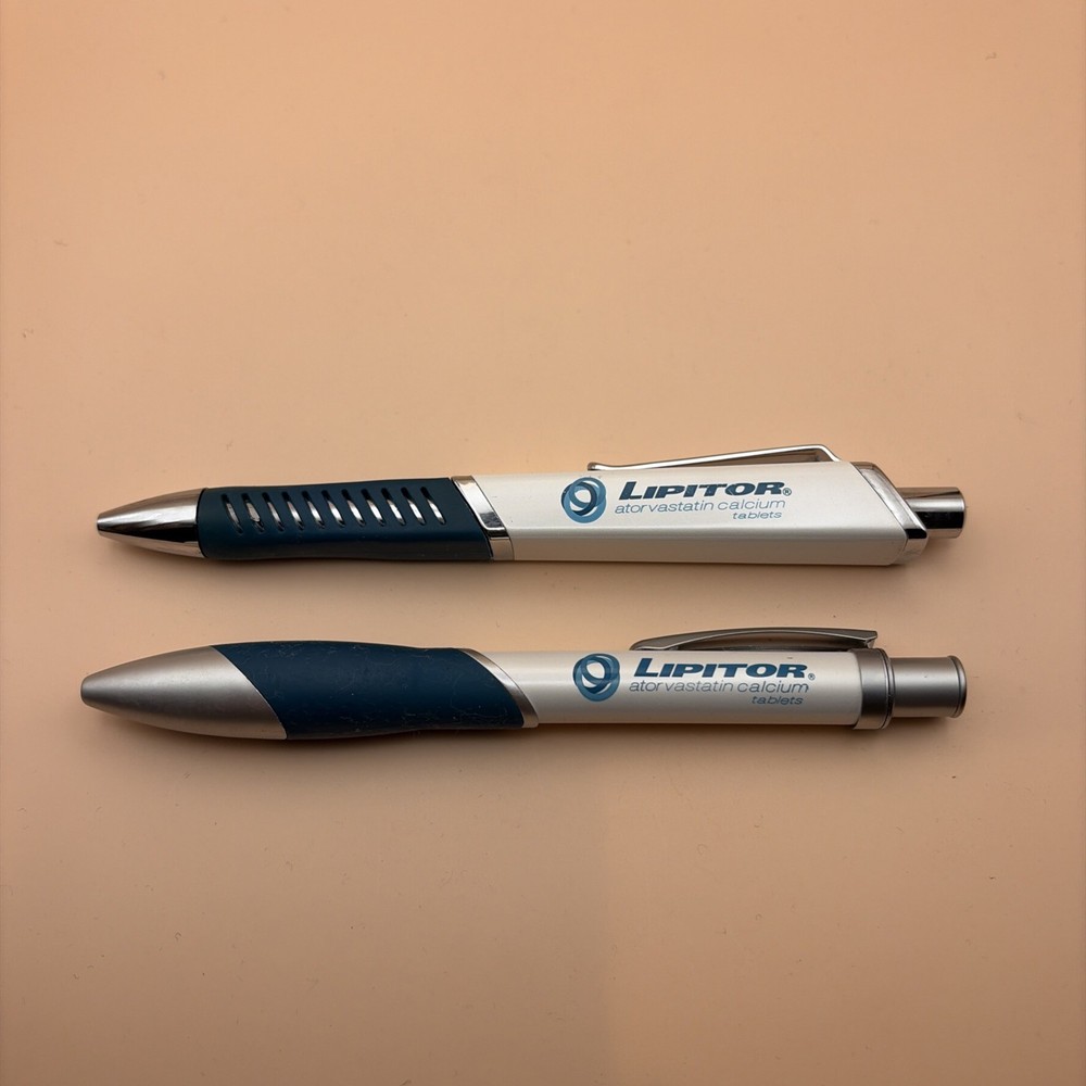 Drug Lipitor Rep Pens – Set Of 2 – Heavy Metal