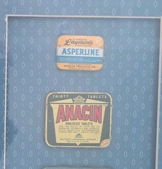 Framed Vintage Apothecary & Vanity Items 18×11″ Ex-Lax Cannon’s Iowa City IA
