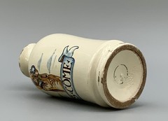 19th-Century French Saint Come Earthenware Apothecary Drug Chemist Jar Bottle