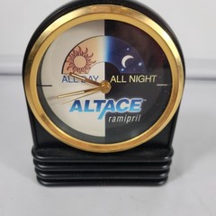 Vtg Altace Ramipril Clock Pharmaceutical Collectible Rx Drug Rep Promo 5″