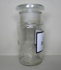 Vintage Medical Science Glass Bottle,Germany,SULFUR DEPURATUM
