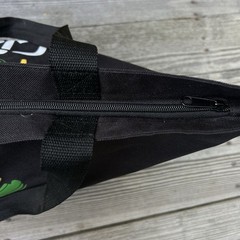 Large C ialis Rep Pharm Tote Travel Bag Black Zipper Close 25″x17″
