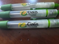 CIALIS PEN Promotional Promo Pharmaceutical Pharma Drug Sales Rep Set Of 3 VNTG