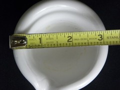 Vintage Used Coors USA Lab Mortar 522-00 and Pestle 000 Set, #3