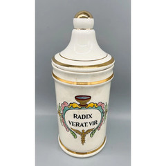 Vintage Jeanne Robinette Reproduction Apothecary Jar – Rexall Drugstore ceramic