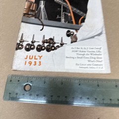 Tile And Till Magazine Eli Lilly And Company July 1933 Indianapolis Indiana