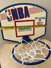 Vintage Spalding NBA Micro Mini Shootout Basketball Hoop Serevent Pharma Promo