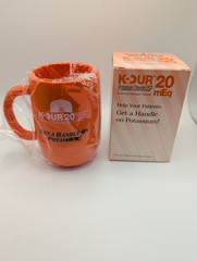 Vintage Key Pharmaceuticals K-Dur 20 Potassium Replenishment Mug NEW