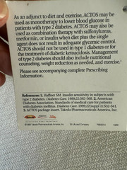 Actos Pharmaceutical Drugs Plush Advertising Drug Representative Set of 4 tags