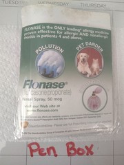 Flonase Pen – Drug Rep – Pharma Advertising – Swag – Movie Prop – New – Cat/Dog