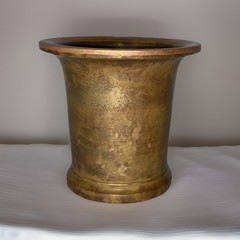 VINTAGE APOTHECARY BRASS MORTAR CHEMIST HERBS KITCHEN HEAVY 3.5 LBS