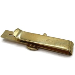 Pharmacy Apothecary Mortar & Pestel Tie Clip Tie Bar Vintage Gold Tone