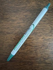 Rare Drug Rep Remeron SolTab Pen Medical Pharmaceutical Green White Merck Works