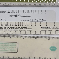 Lot Vintage Pharmaceutical Drug Rep Pharmacy Advertising Rulers Cardiology