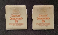2 Vintage DARVON COMPOUND 65 MAGNETIC PAPER CLIPS-Pharmaceutical Promotions