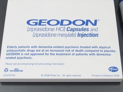 Pfizer Geodon Lot PEN, Sticky Pad Drug Rep Pharmaceutical Promo Advertising 2008