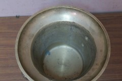 Vintage Heavy 7″ Bronze Mortar & Pestle Reproduction of Heinrick ter Herst 1607