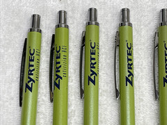 Zyrtec Pen Drug Rep Pens Pharma Metal Weighted Promo Tested and working Lot of 7