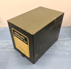 Phillips Pharmacy Prescription File Box West Coast Wholesale Drug Co Seattle Rx