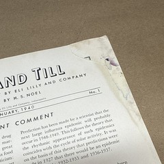 Tile And Till Magazine Eli Lilly And Company January 1940 Indianapolis Indiana