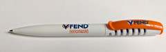 RARE VFEND voriconazole IV/Oral Medicine Advertising Collectible Pen Whit Orange