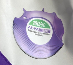 Advair Tote Bag Zippered Pharmaceutical Drug Rep Inhaler Asthma Drug 20×17