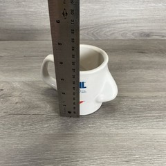 Hismanal Nose Coffee Mug Pharma Rep Vintage White Tea Cup Drug Advertisement