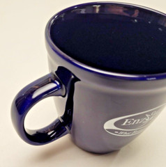 Enzymatic Therapy Mug Dark Blue Pharmacy Drug Rep Promotion 16 oz.