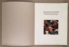 1966 Merck & Co. THE CONFIDENCE FACTOR Assuring Product Reliability 32 Page Book