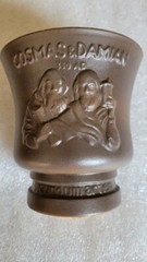Schering- RX Pharmacy & Drugs Cosman & Damian 350AD Secundum Artem Brown Mortar