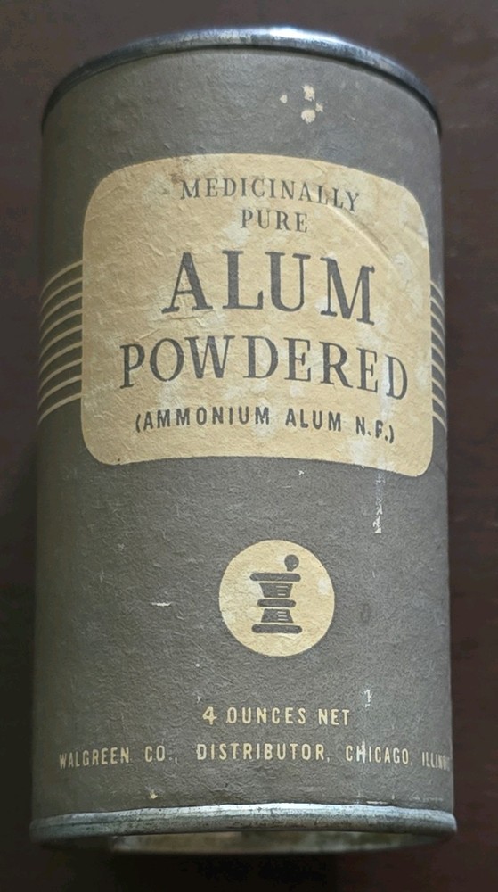 Vintage ALUM, Powdered Walgreens Co (B5)