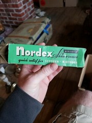 nordex skin cream vintage box tube Coudersport pa