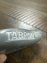 2 Parke-Davis TABRON 1950s Vintage Pharmaceutical Pewter Fetus Paperweight VGC