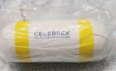 Drug Rep Celebrex Stress Pill Shaped Ball New Sealed White Yellow Promotional