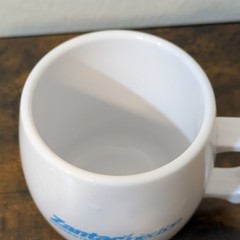 Zantac Injection Coffee Cup Glaxo Pharmaceutical Drug Advertising Plastic Mug