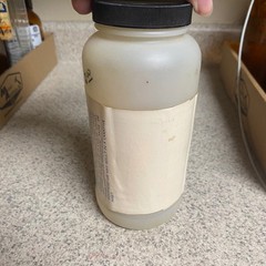 VTG Senna Leaves Plastic Cannister Lab Pharmacy 4oz Oddities Curiosities