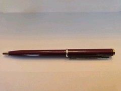Glucotrol Pharmaceutical Drug Rep Metal Pen, Burgandy W/ Gold Vintage Writes!